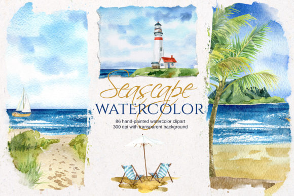 Bring the Coast to Life: Using Seascape Watercolor Illustrations