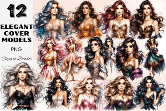 Glamour Cover Model Luxury Illustrations: A Design Asset Deep Dive