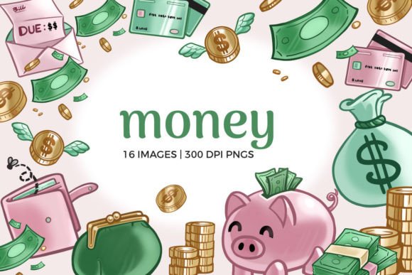 Money Clipart Illustrations: Your Go-To Visual Asset