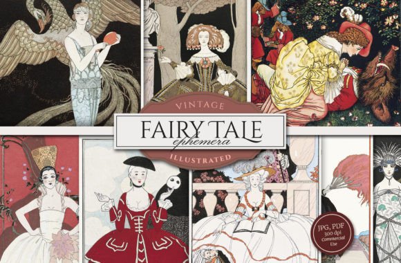 Timeless Charm: Unlocking Projects with Fairy Tale Vintage Illustrations