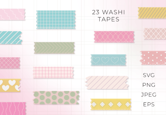 Washi Tape Illustrations: Creative Assets for Modern Projects